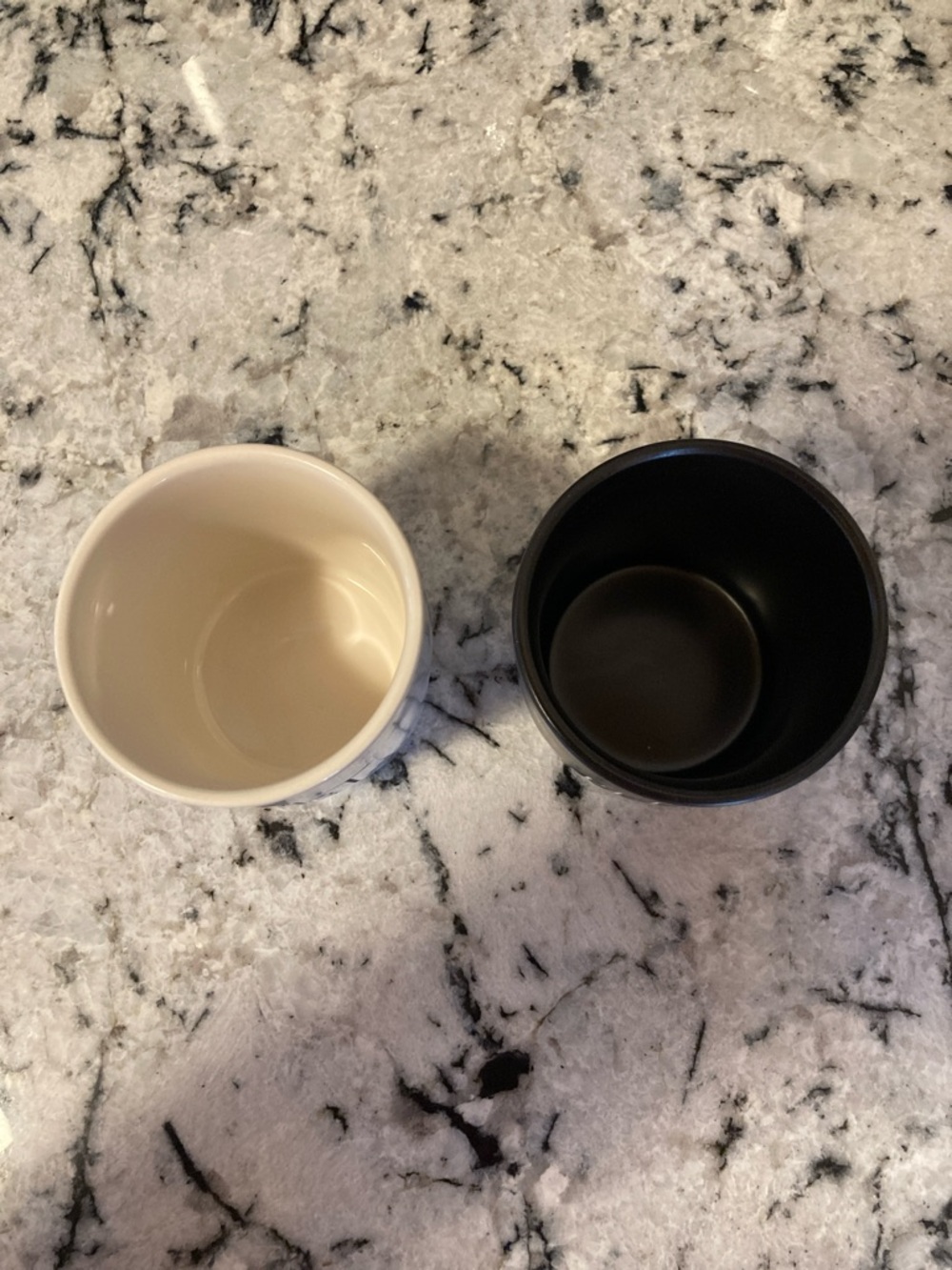 Rae Dunn Salt & Pepper Cellar Set, Ceramic - White & Black - Picture 8 of 8